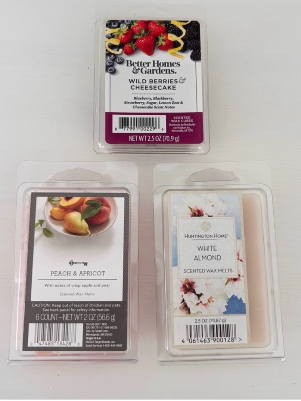 Wax Melt Cubes (3) Various Brands